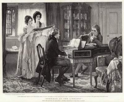 Sheridan dai Lindley da Margaret Isabel Dicksee
